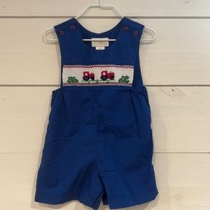 Sir John 12M Smocked Jon Jon. EUC.